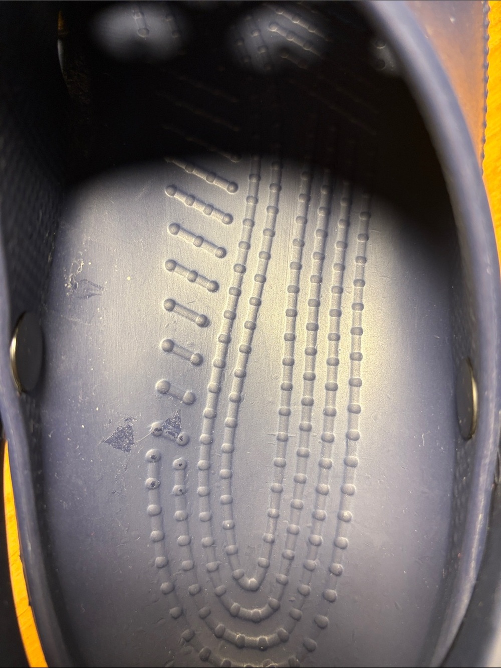 Men’s Size 10 NAVY BLUE CROCS Women’s Size 12 - Picture 10 of 10